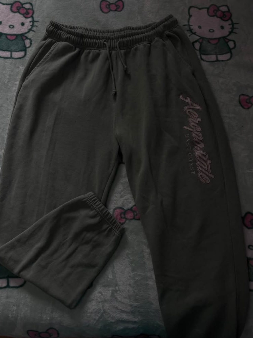 Aeropostale Kids Dark Gray Logo Sweatpants